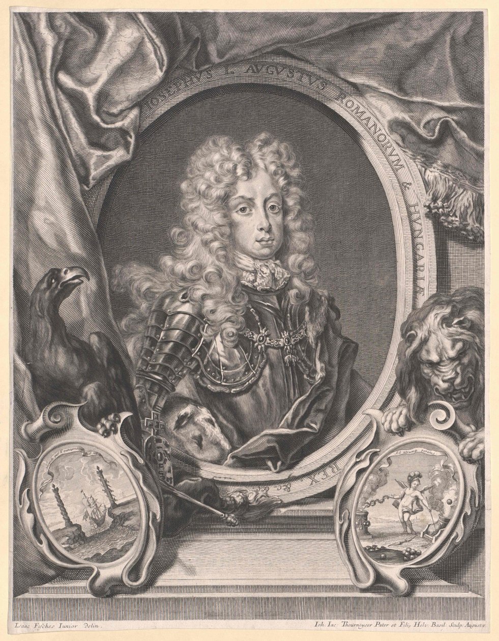 Heilige Roomse keizer Jozef I door Artist Unknown
