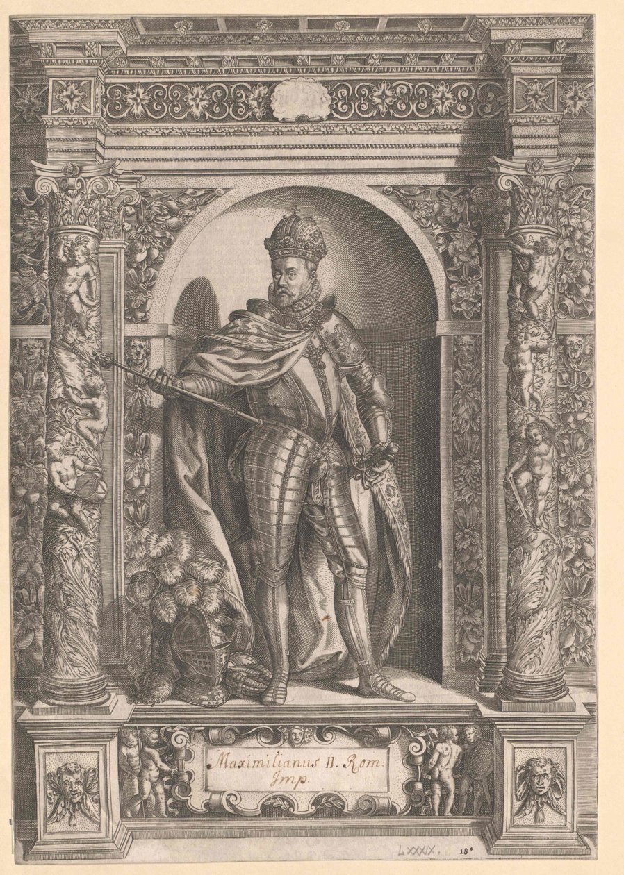 Heilige Roomse keizer Maximiliaan II door Artist Unknown