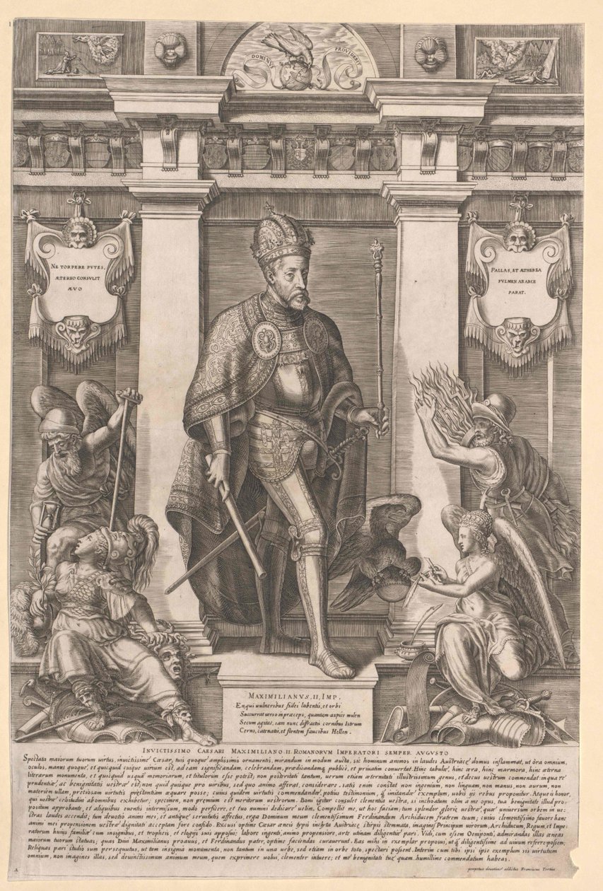 Heilige Roomse keizer Maximiliaan II door Artist Unknown