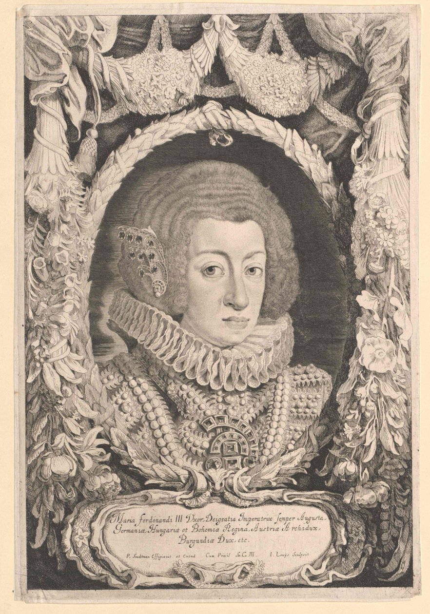 Infanta van Spanje Maria Anna door Artist Unknown