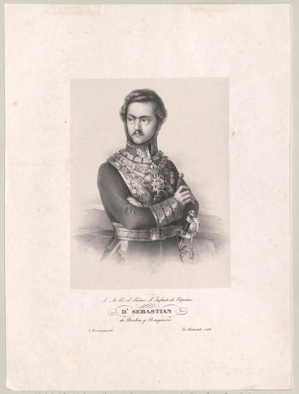 Infante van Spanje Sebastian door Artist Unknown