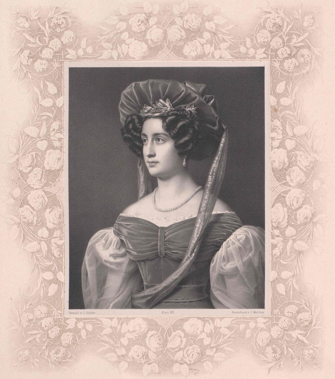 Isabella gravin van Tauffkirchen (afdruk) door Artist Unknown