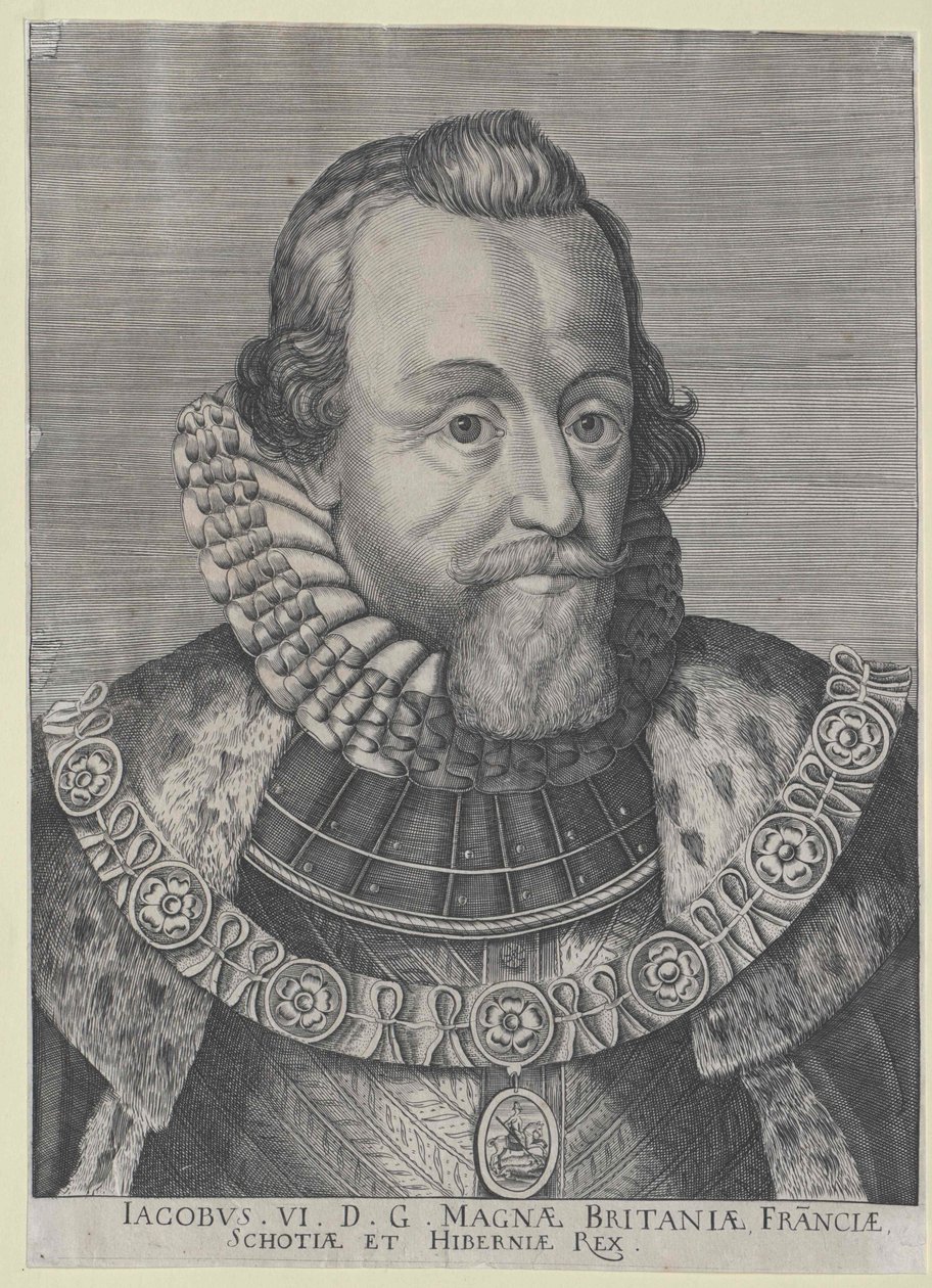 Jakob I Koning van Engeland door Artist Unknown