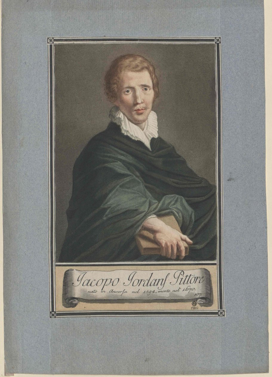 Jakob Jordaens door Artist Unknown