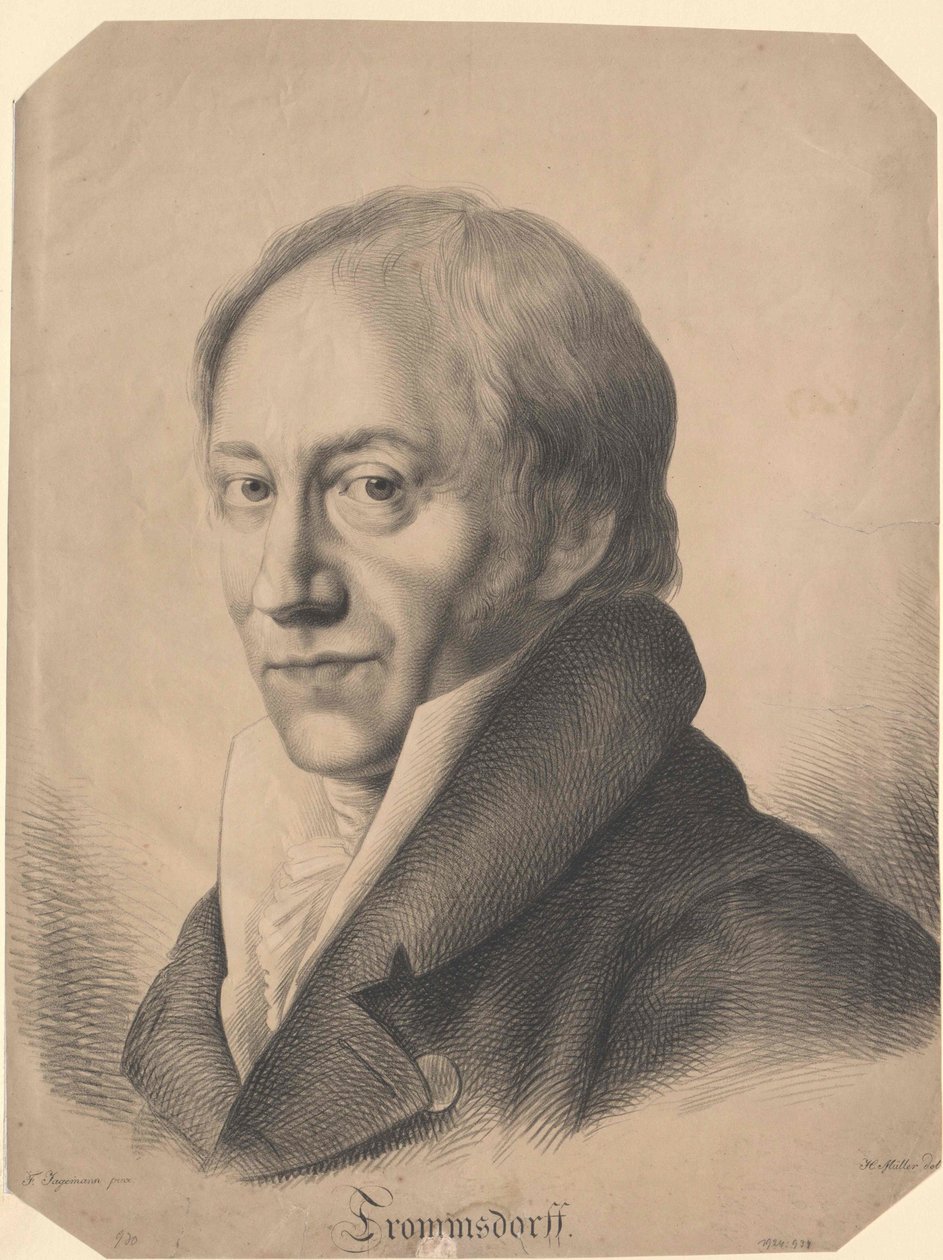 Johann Bartholomew Trommsdorff door Artist Unknown