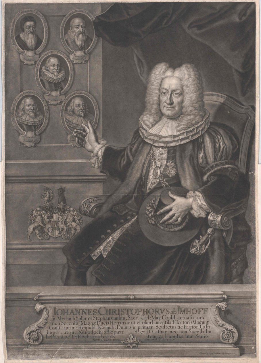 Johann Christoph Imhof door Artist Unknown