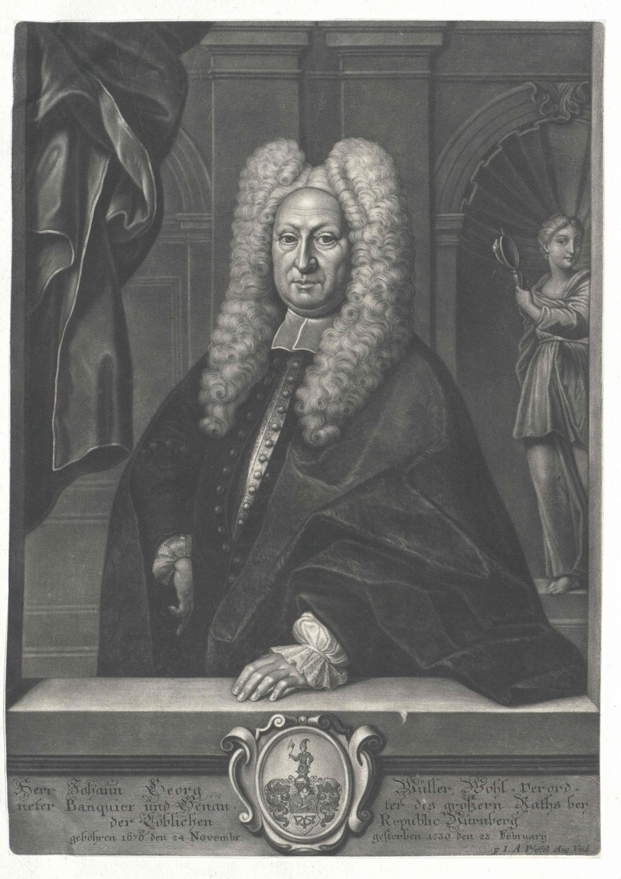 Johann Georg Mueller door Artist Unknown