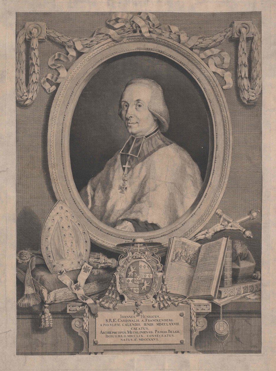 Johann Hendrik graaf Frankenberg door Artist Unknown