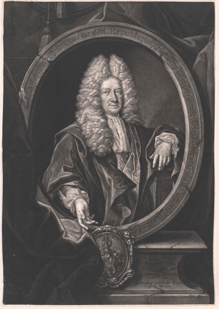 Johann Hofmann door Artist Unknown