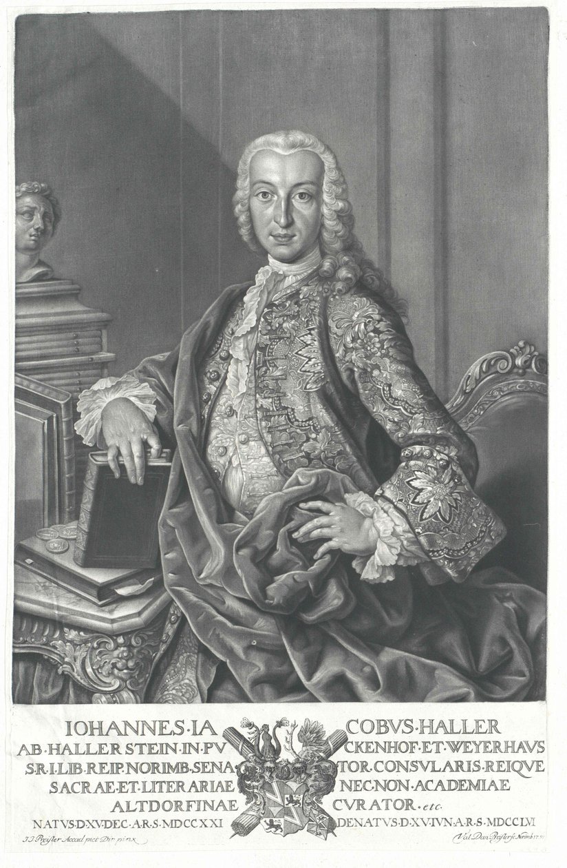 Johann Jacob Haller von Hallerstein door Artist Unknown