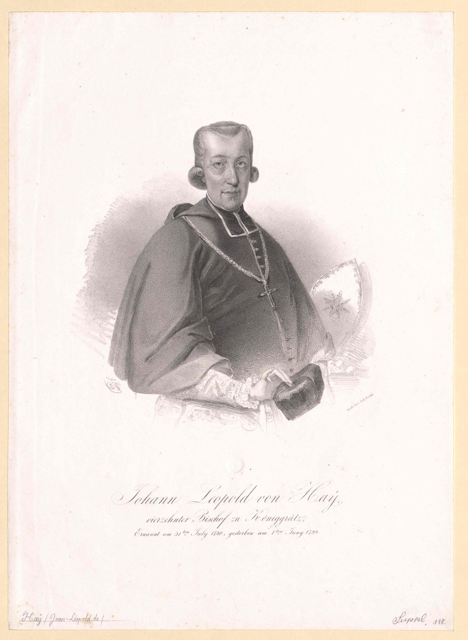 Johann Leopold von Hay door Artist Unknown