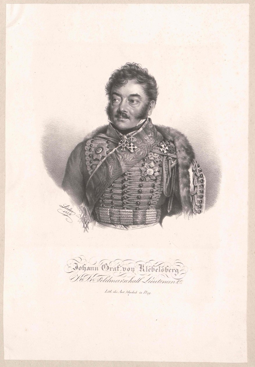 Johann Nepomuk Count of Klebelsberg door Artist Unknown