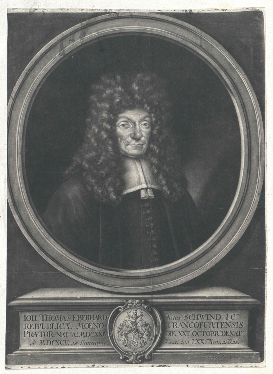 Johann Thomas Eberhard door Artist Unknown