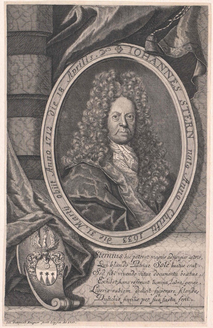 Johannes Stern (afdrukken) door Artist Unknown