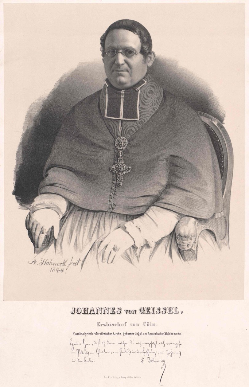 Johannes von Geissel door Artist Unknown