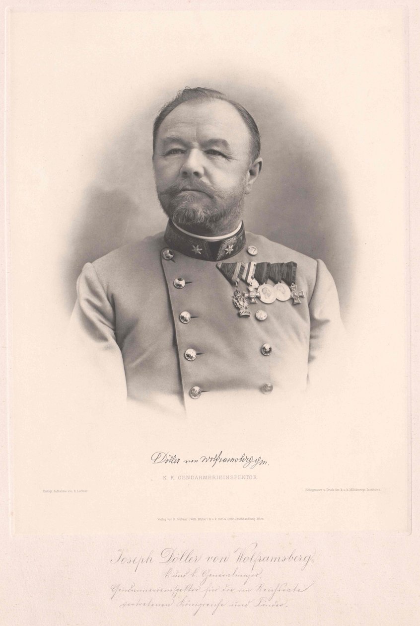 Joseph von Doeller-Wolframsberg door Artist Unknown