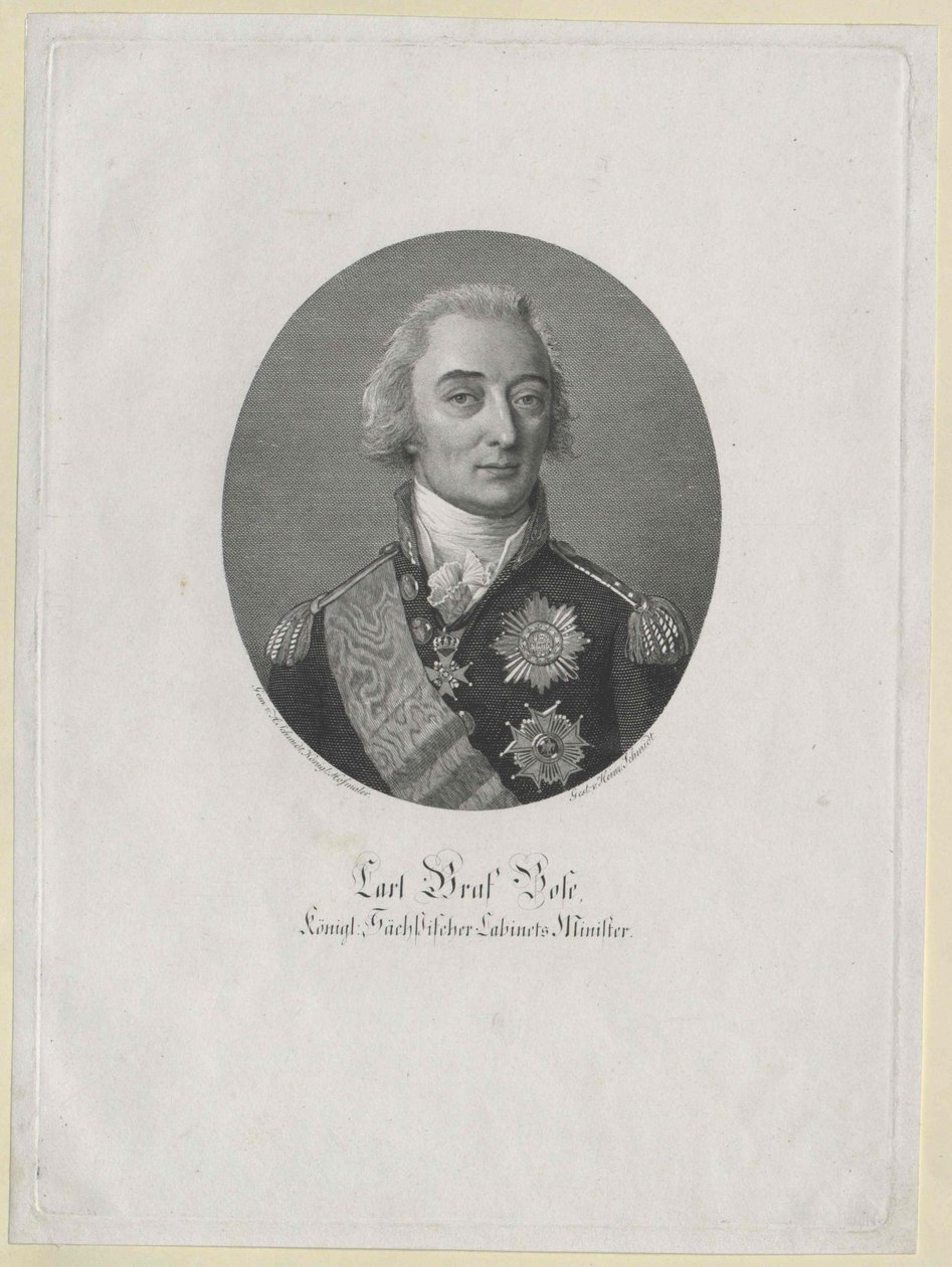 Karl Graf Bose (afdruk) door Artist Unknown