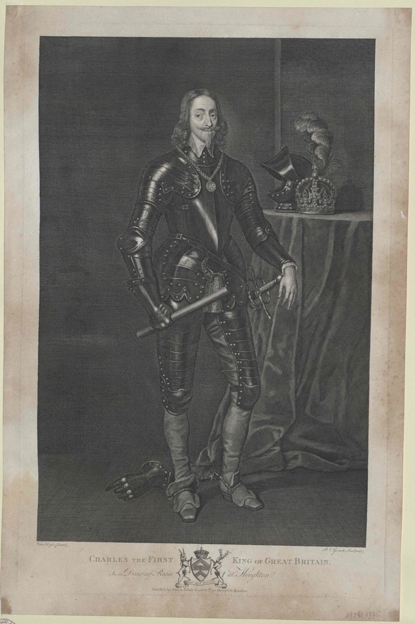 Koning van Engeland Charles I door Artist Unknown