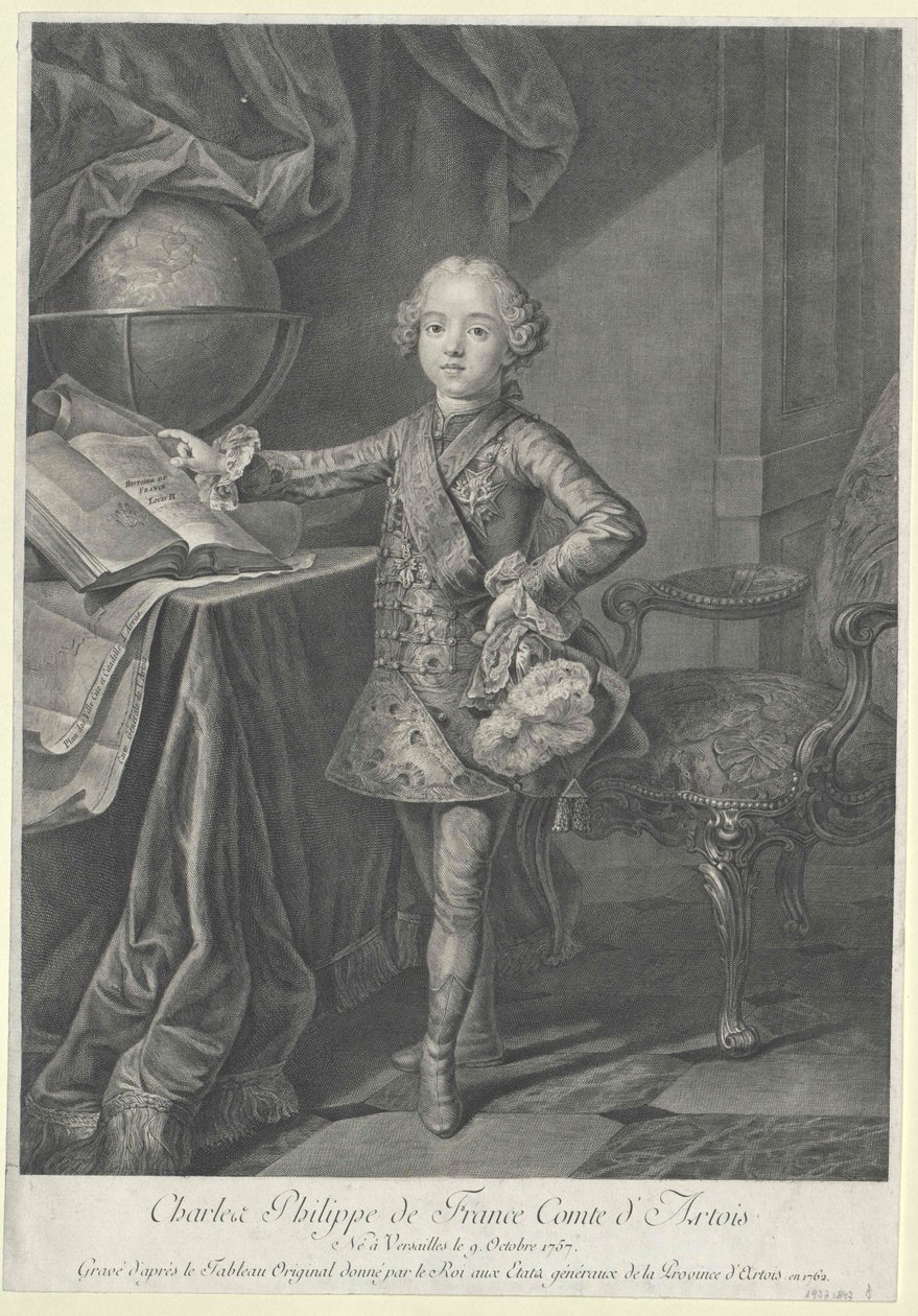 Koning van Frankrijk Charles X. door Artist Unknown