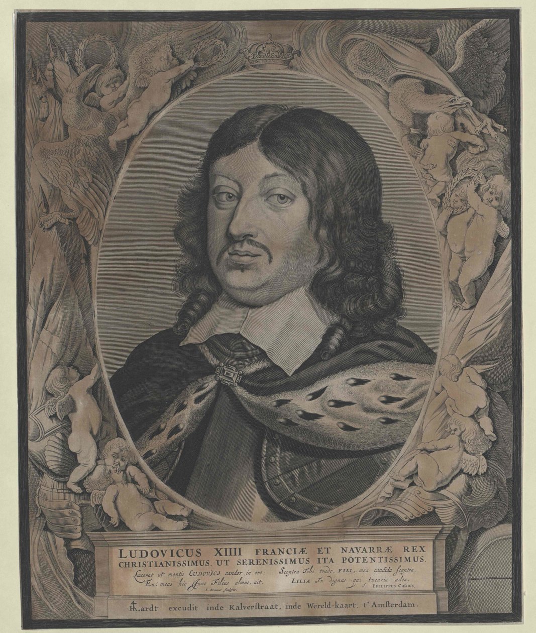 Koning van Frankrijk Lodewijk XIV door Artist Unknown