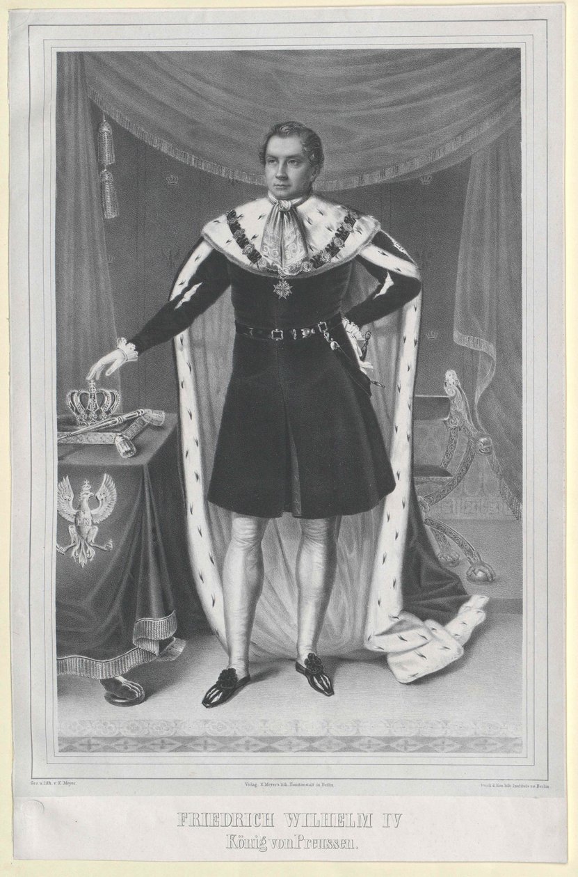 Koning van Pruisen Frederik Wilhelm IV door Artist Unknown