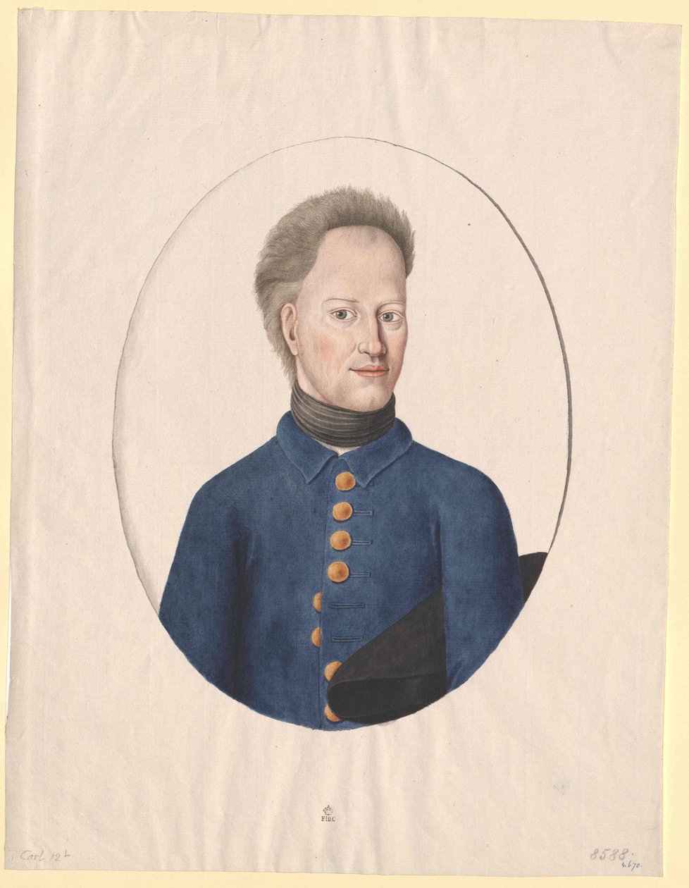 Koning van Zweden Karel XII door Artist Unknown