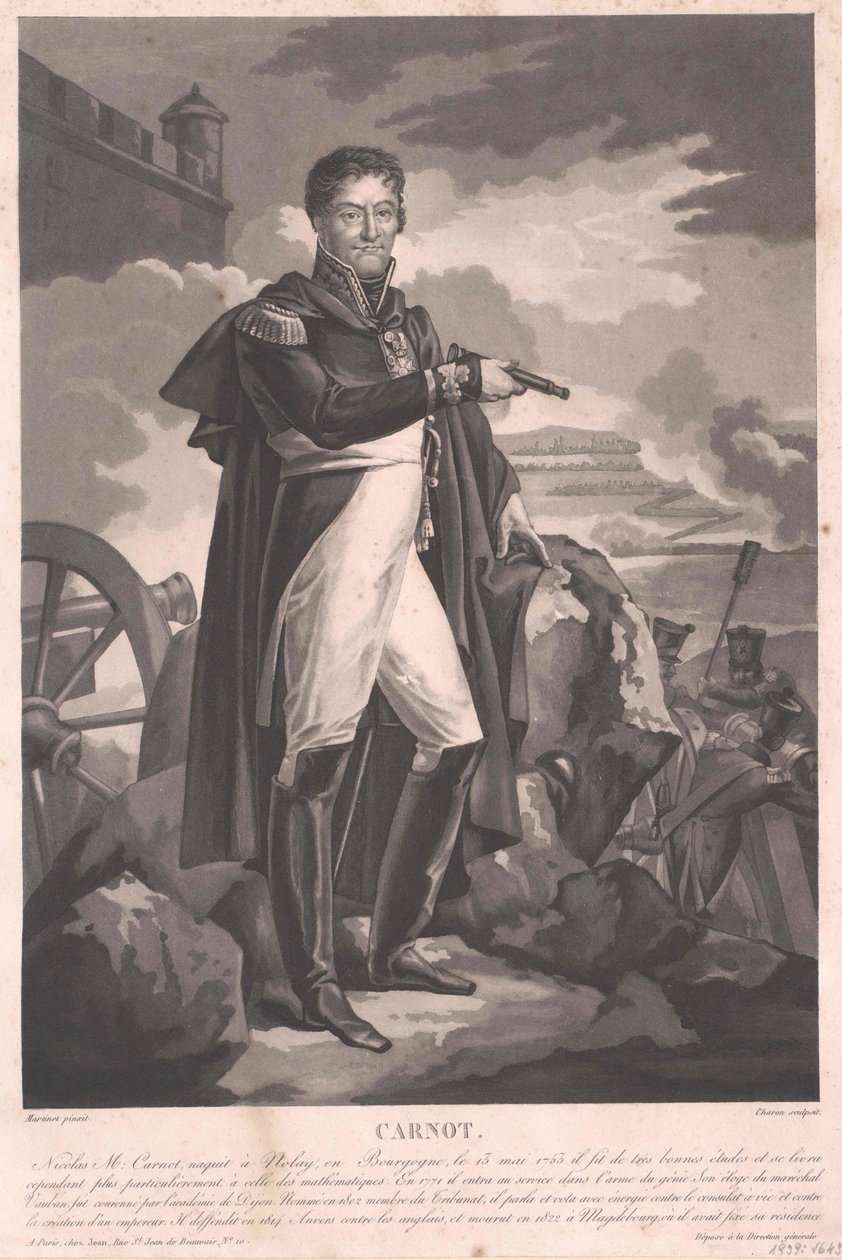 Lazare Nicolas Marguerite Comte Carnot door Artist Unknown