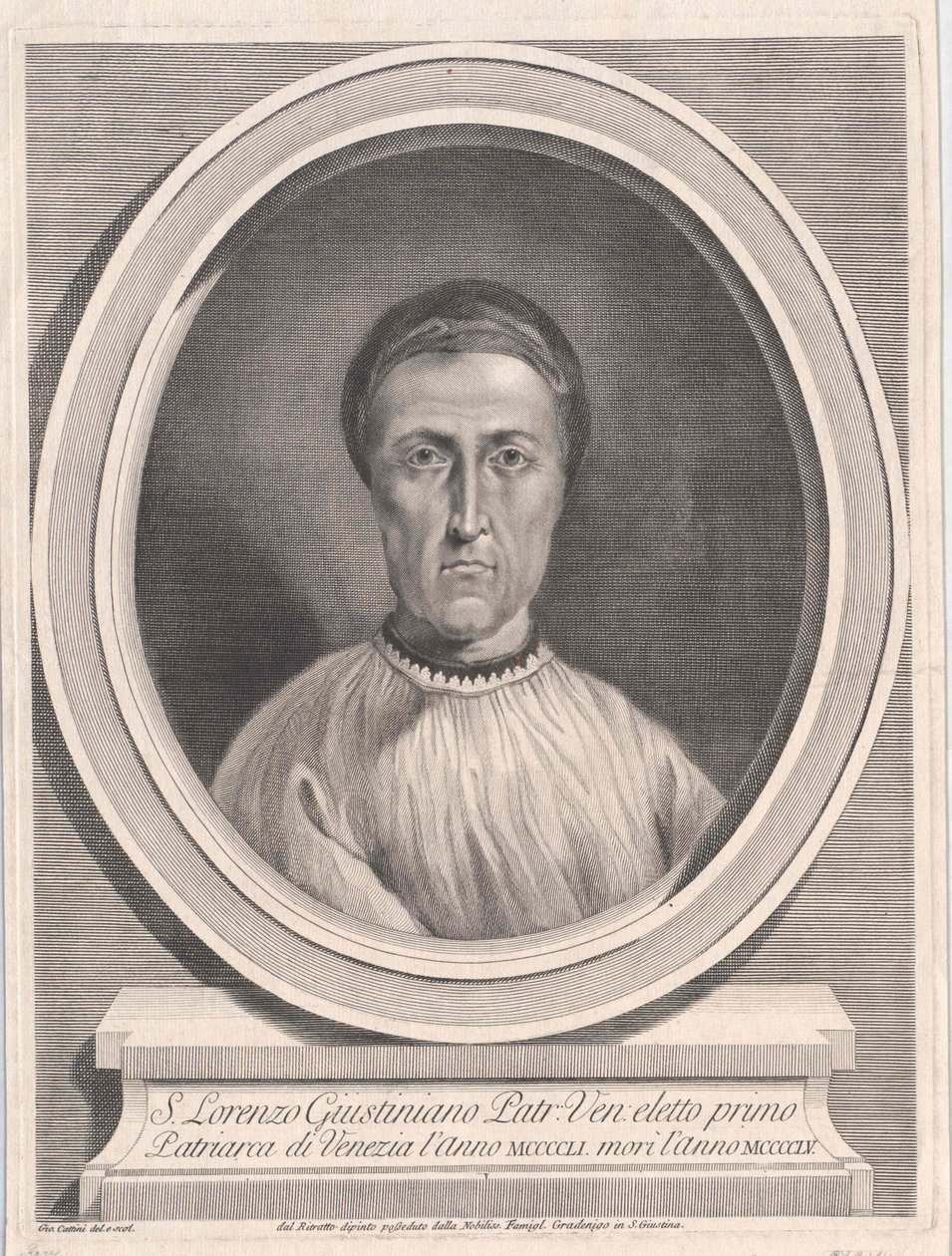 Lorenzo Giustiniani door Artist Unknown