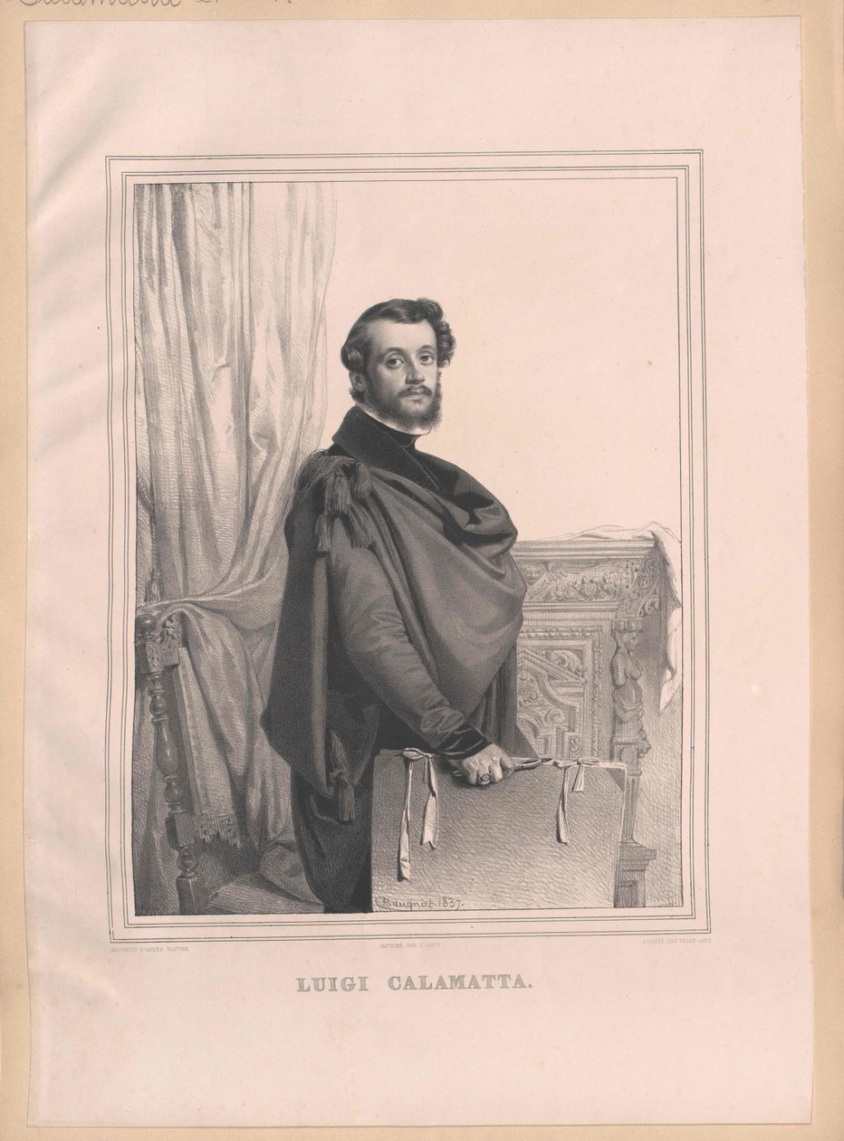 Luigi Calamatta door Artist Unknown