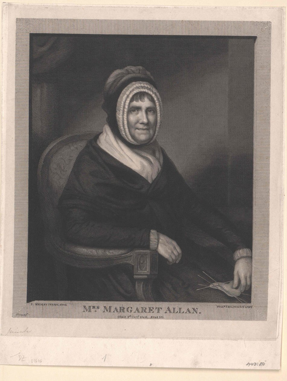 Margaret Allan door Artist Unknown