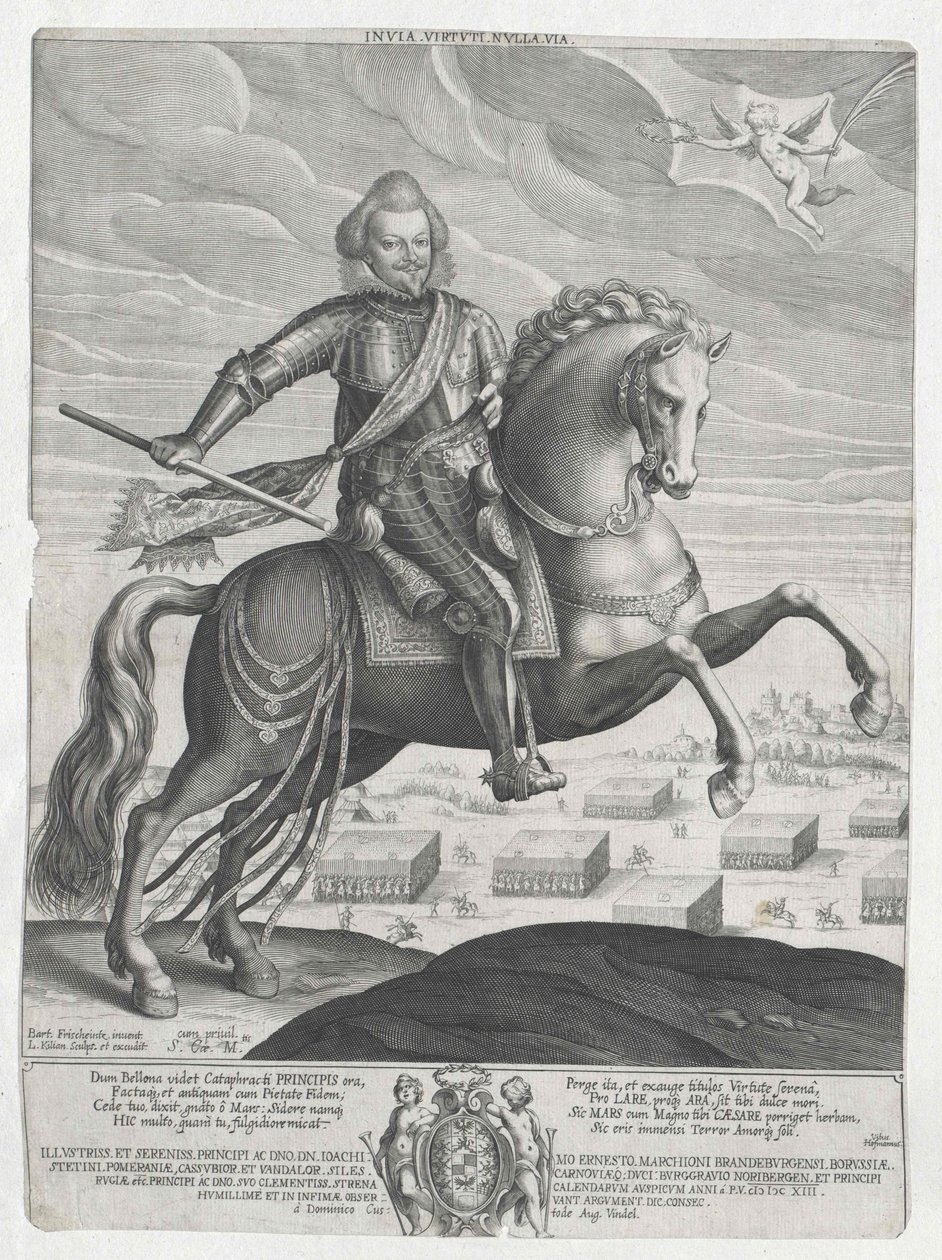 Markgraaf van Brandenburg-Ansbach Joachim Ernest door Artist Unknown