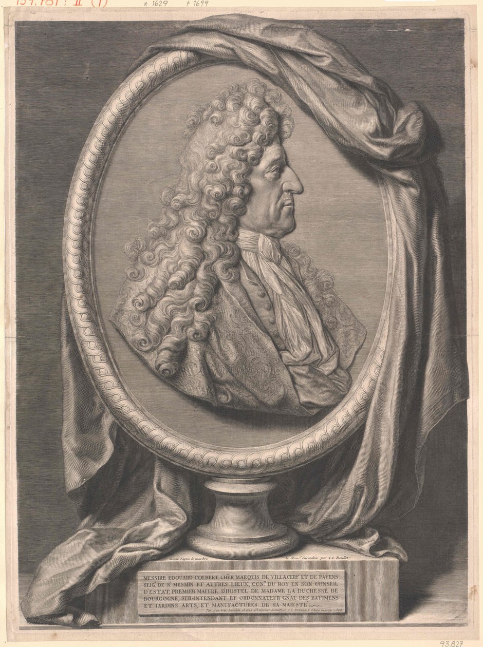 Markies de Villacerf Colbert door Artist Unknown