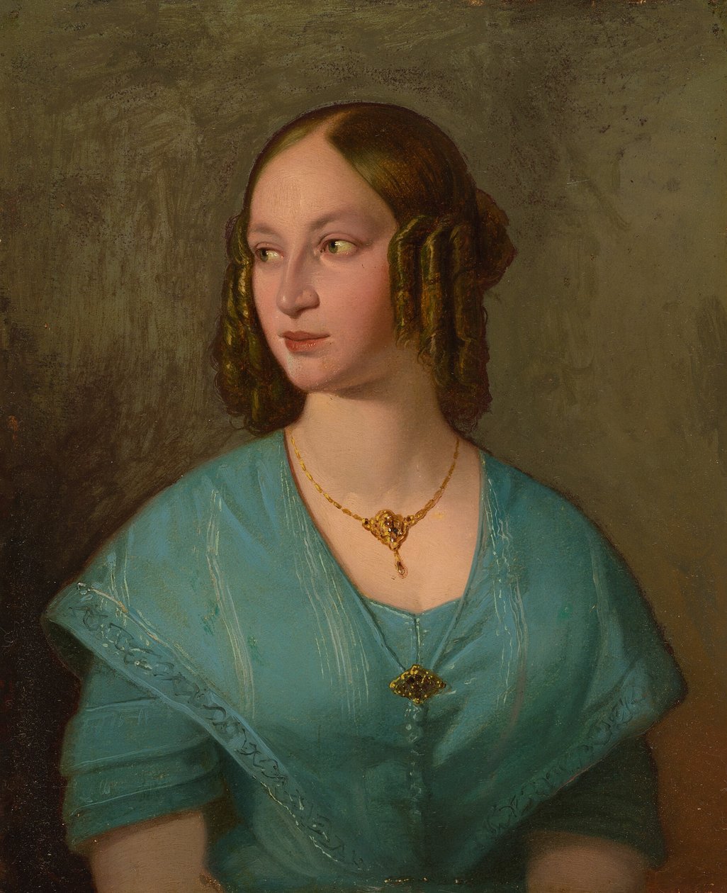 Mrs. Daniel Embury (Emma Catherine Manley) door Artist Unknown