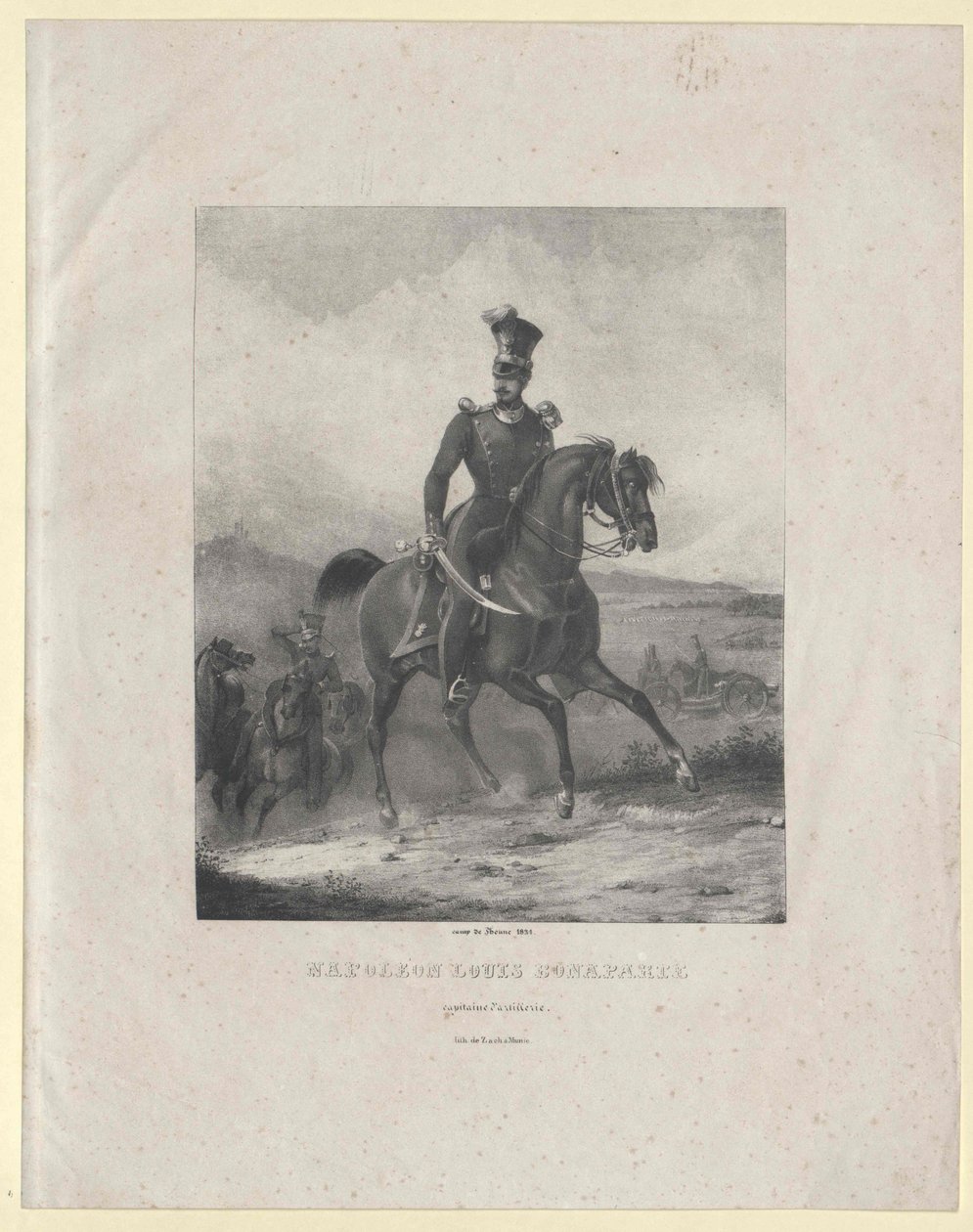 Napoleon III Keizer van de Fransen, door Artist Unknown