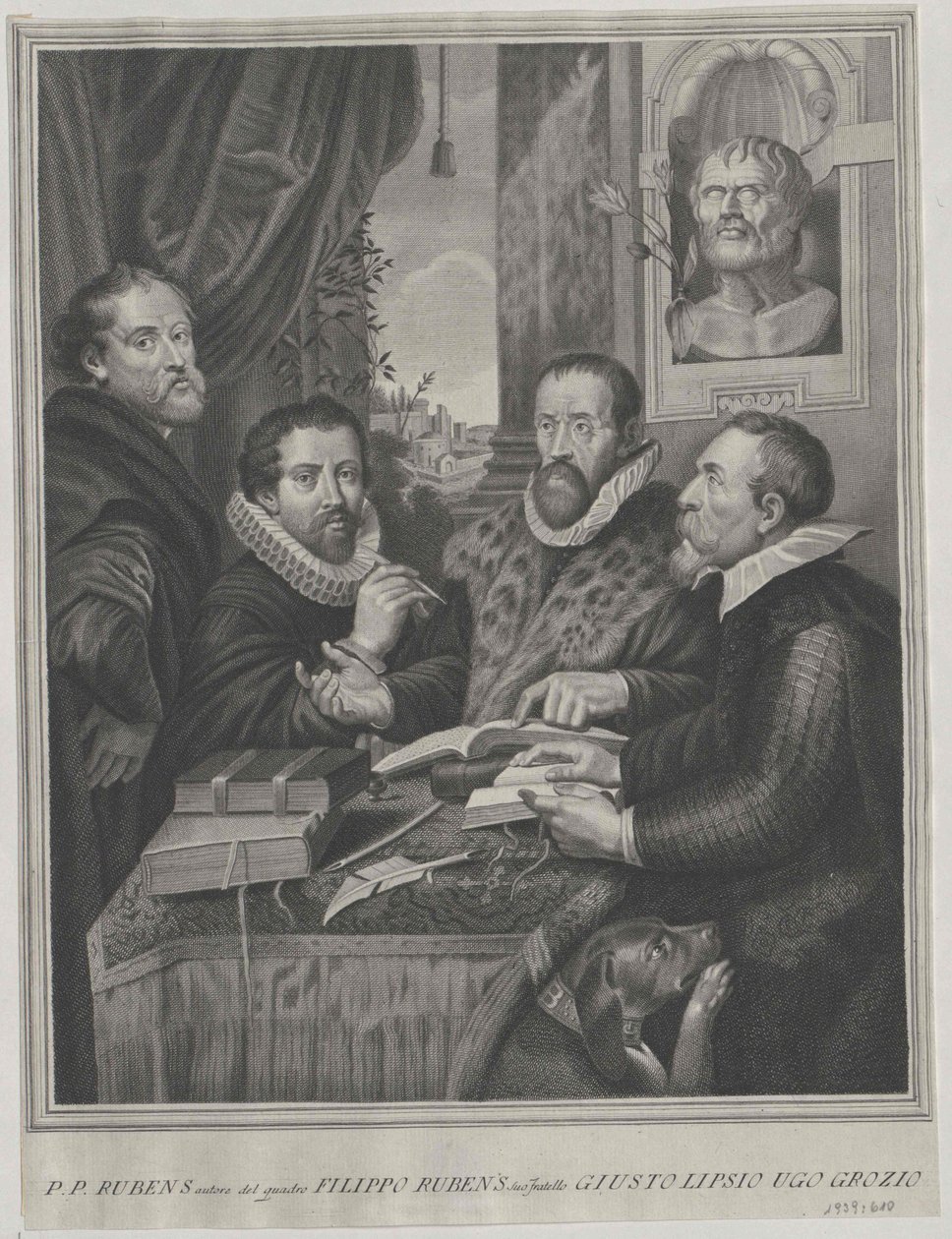 Peter Paul Rubens door Artist Unknown