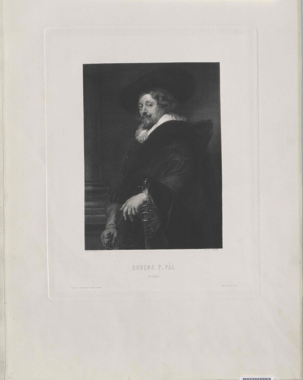 Peter Paul Rubens door Artist Unknown