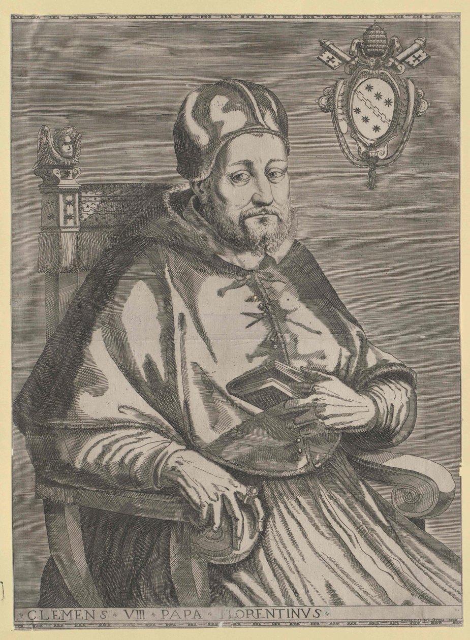 Paus Clemens VIII door Artist Unknown