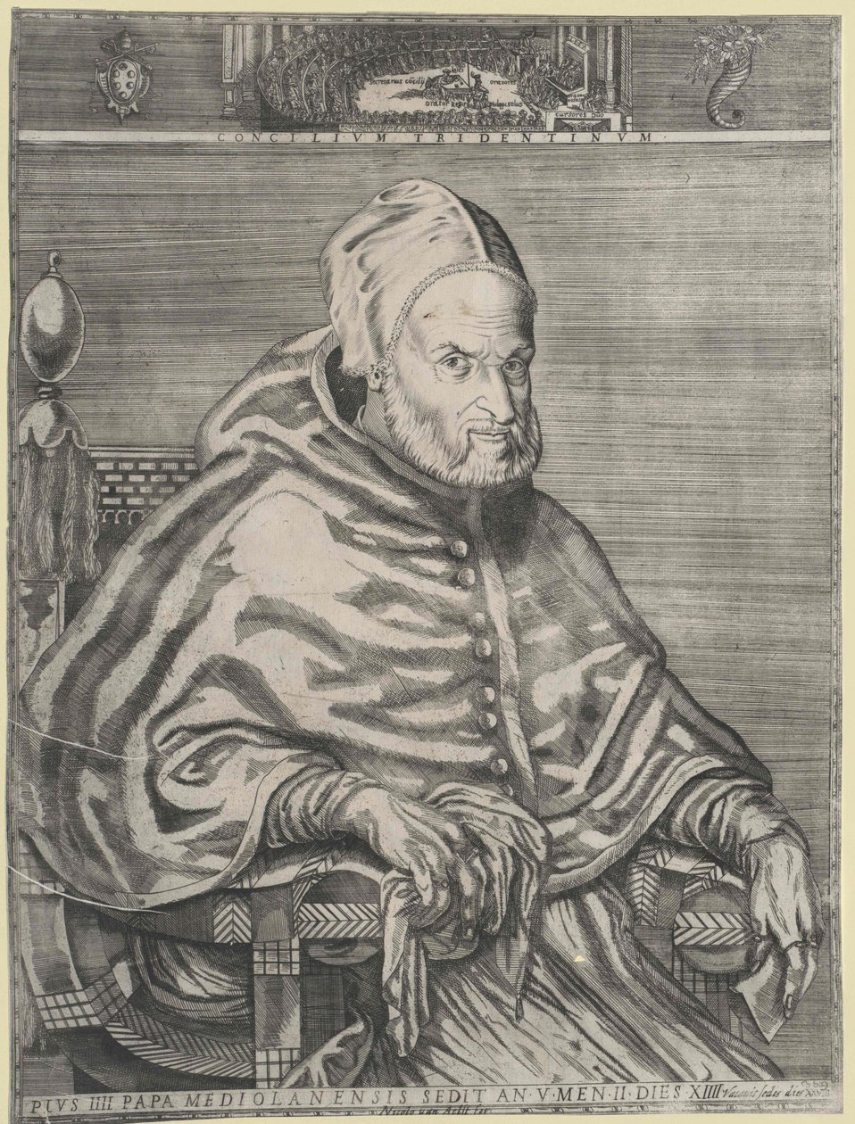 Paus Pius IV door Artist Unknown