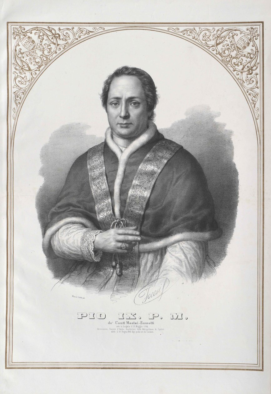 Paus Pius IX door Artist Unknown