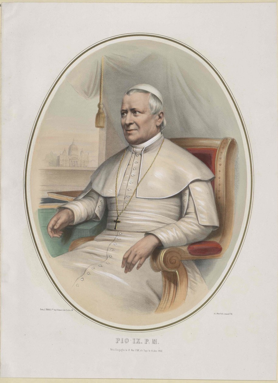 Paus Pius IX door Artist Unknown