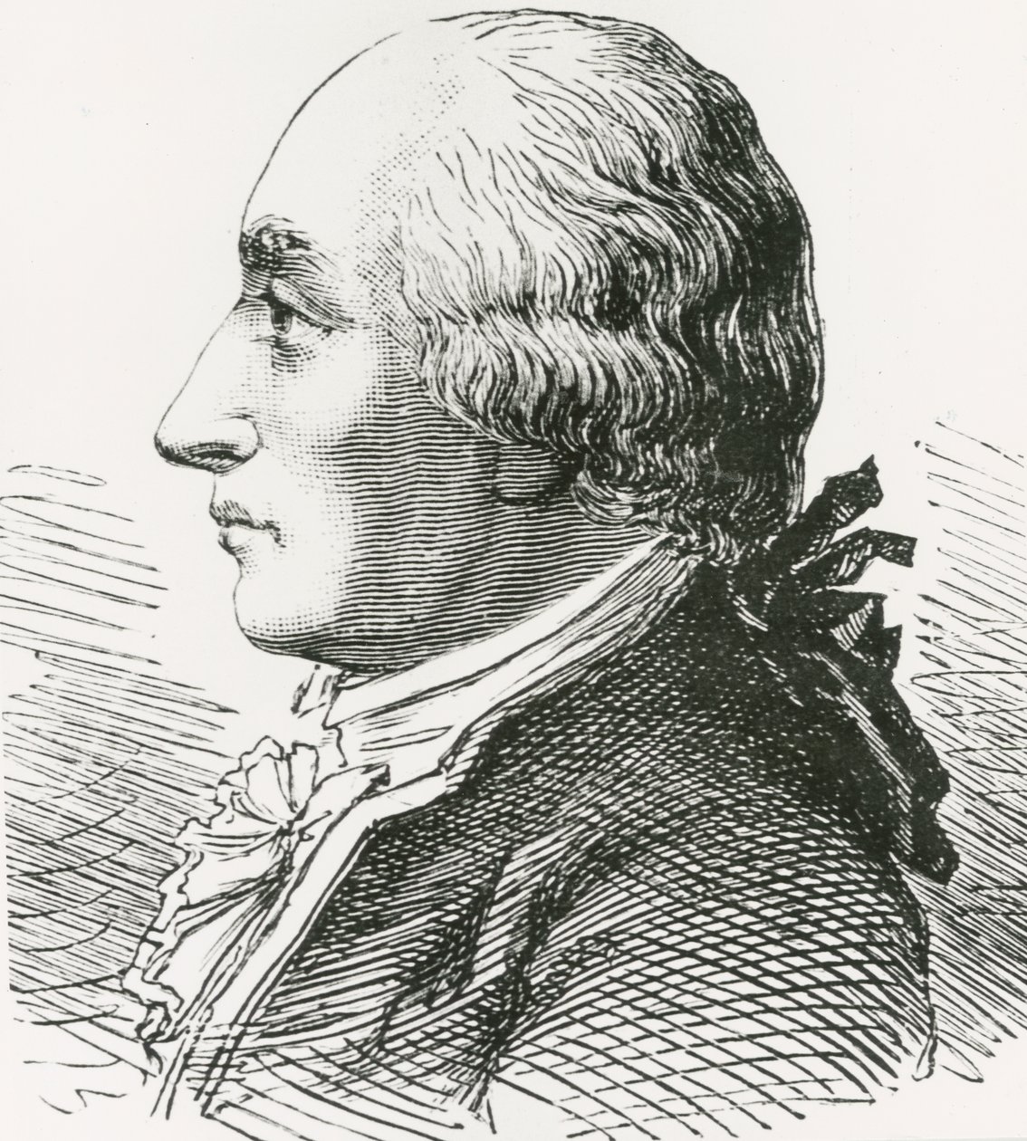 Portret van Jacques Charles (prent) door Artist Unknown
