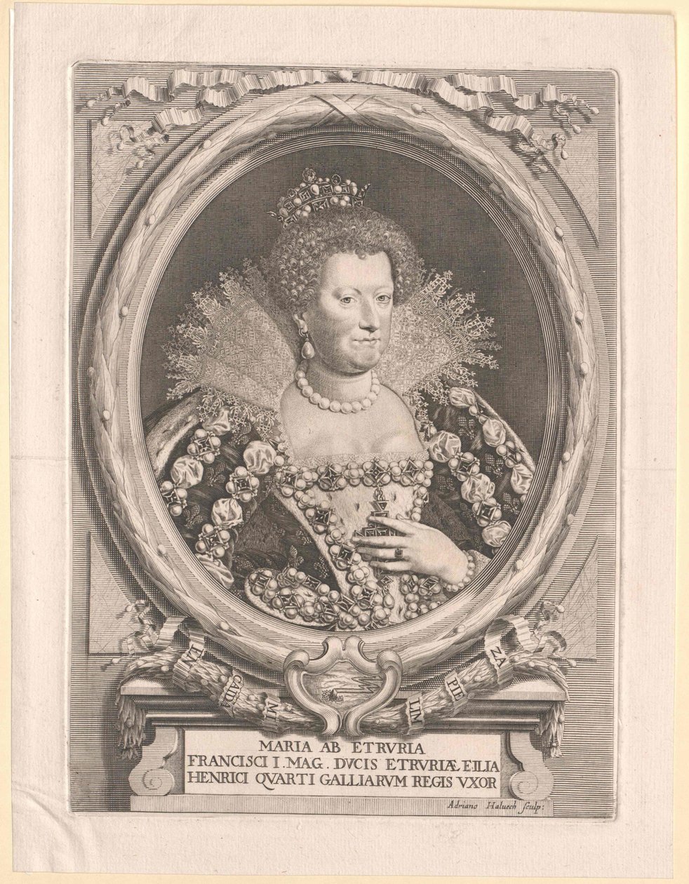Prinses van Toscane Maria de "Medici door Artist Unknown
