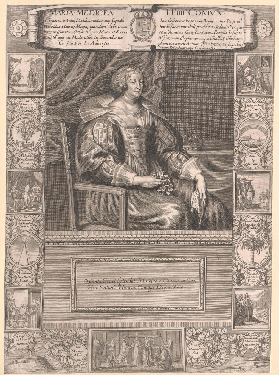 Prinses van Toscane Maria de "Medici door Artist Unknown
