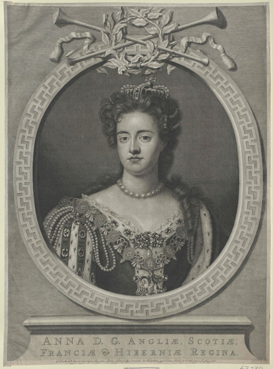 Koningin van Engeland Anne door Artist Unknown