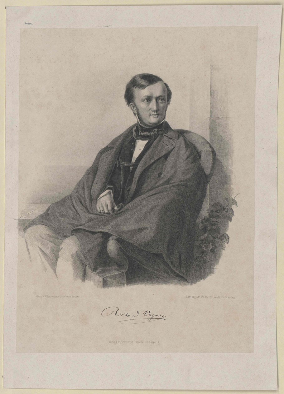 Richard Wagner door Artist Unknown