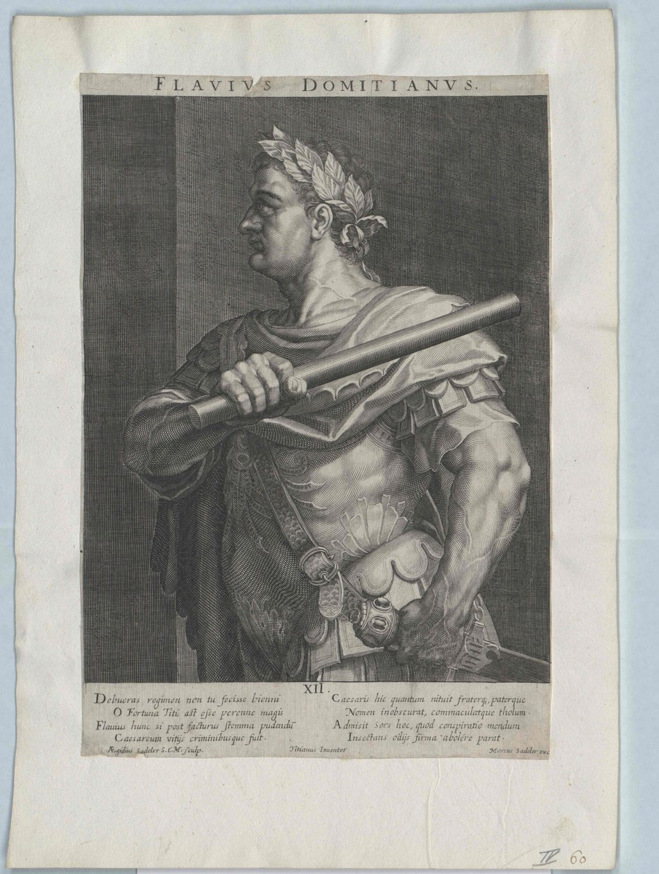 Romeinse keizer Domitianus door Artist Unknown