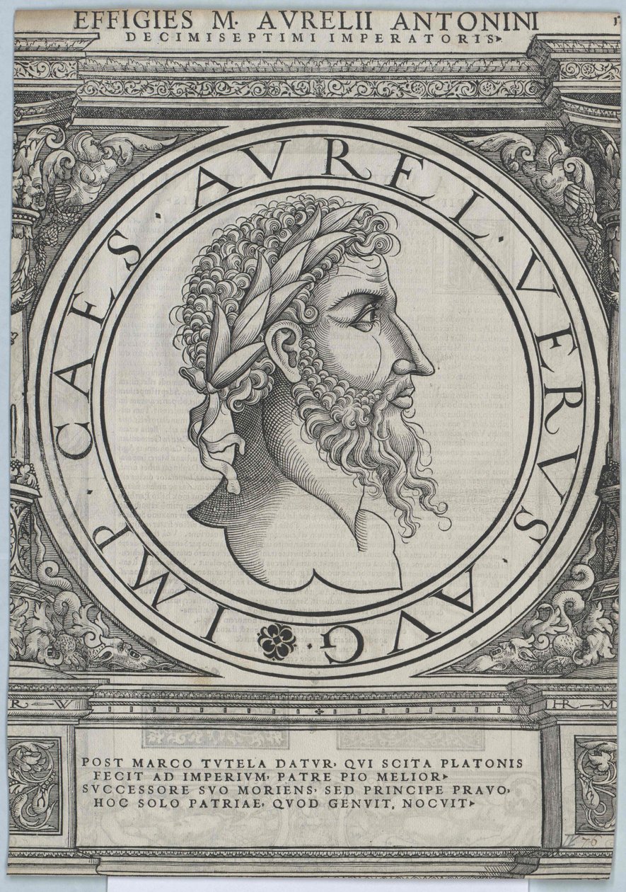 Romeinse keizer Marcus Aurelius door Artist Unknown