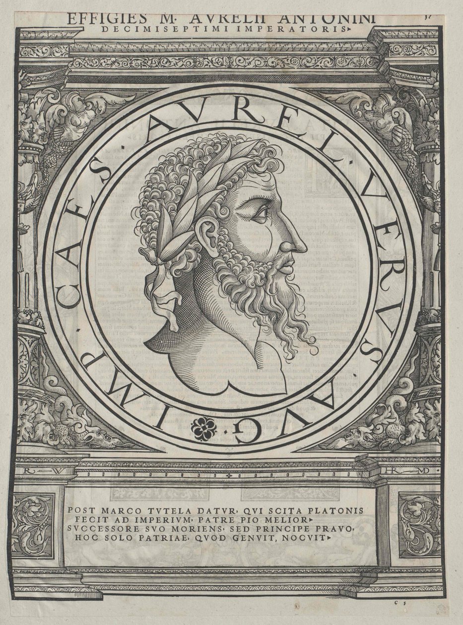 Romeinse keizer Marcus Aurelius door Artist Unknown