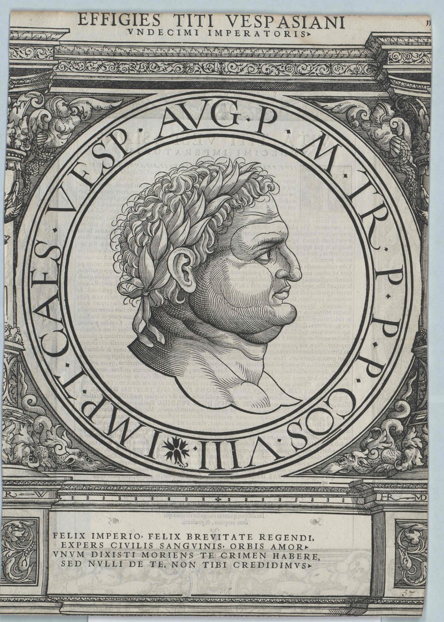 Romeinse keizer Titus door Artist Unknown