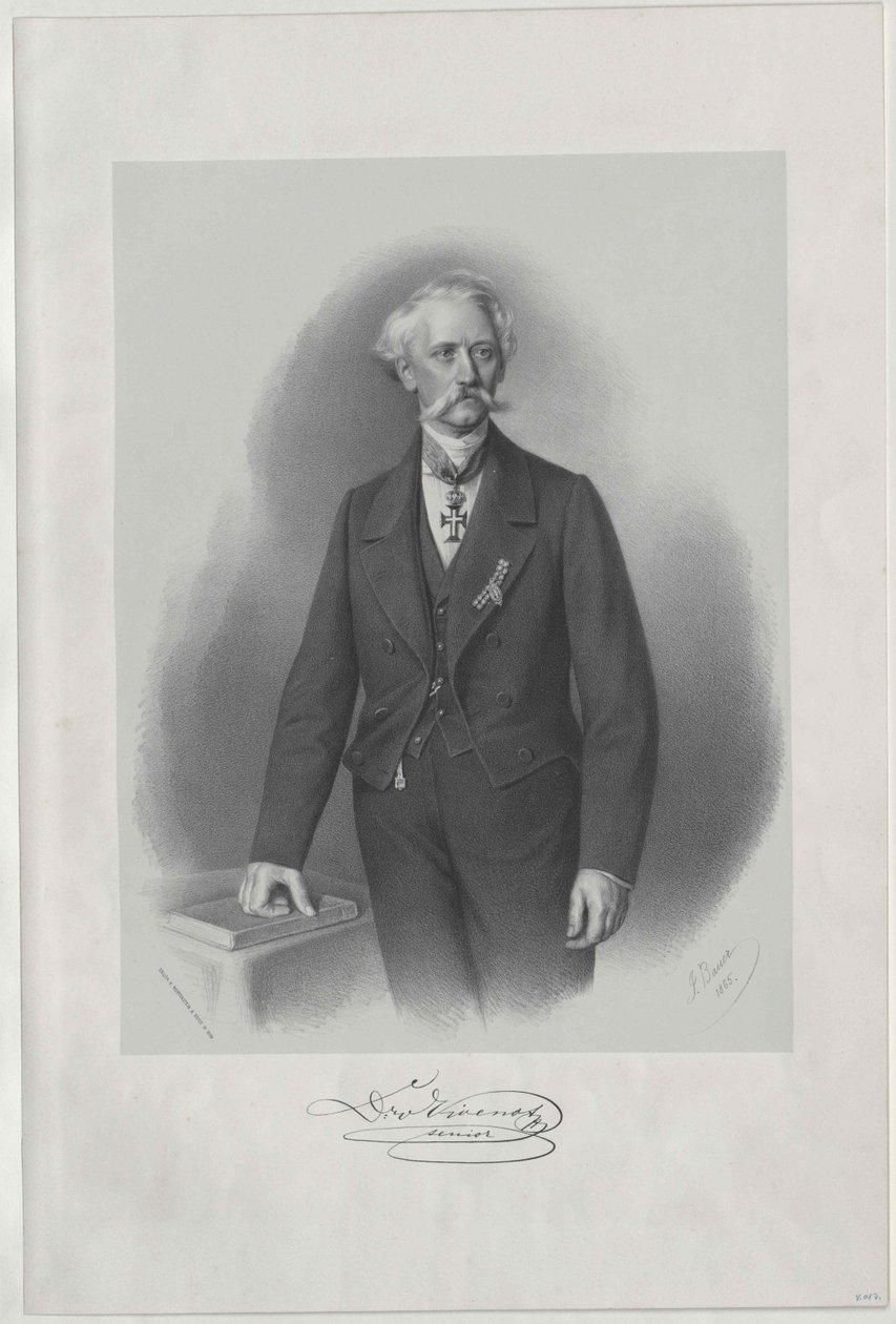 Rudolf von Vivenot door Artist Unknown